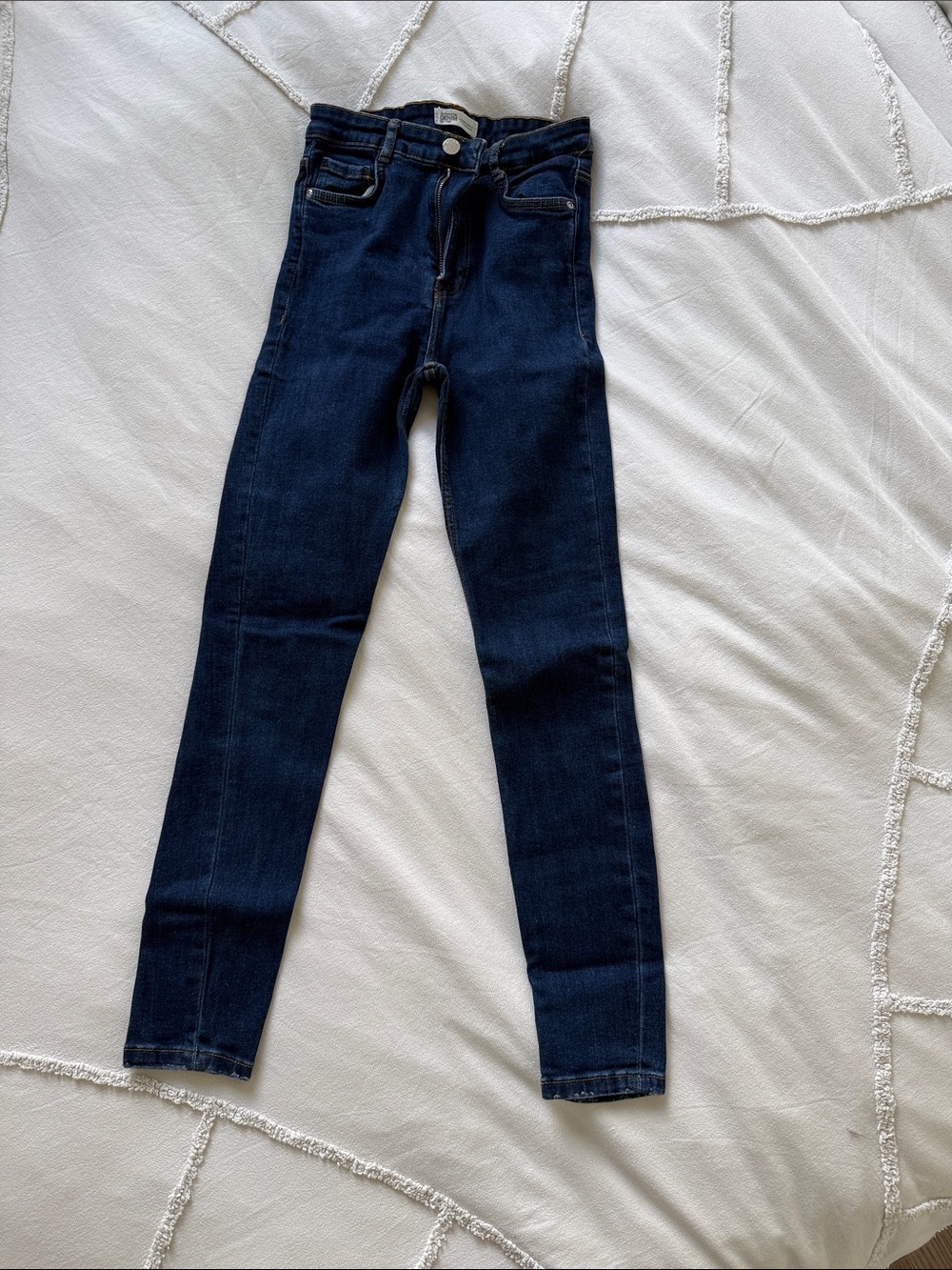 Zara Dark Blue Skinny Jeans for Women